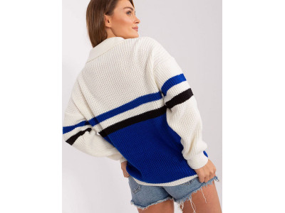 Дамски пуловер класически модел 185409 Badu