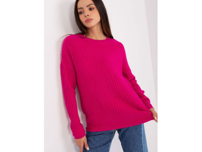 Дамски пуловер класически модел 185717 AT