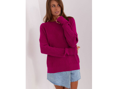 Дамски пуловер класически модел 185721 AT