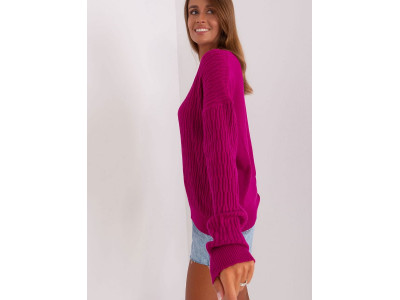 Дамски пуловер класически модел 185721 AT