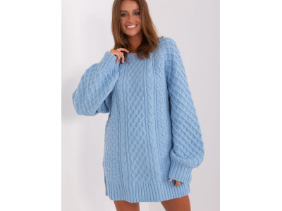 Дамски дълъг пуловер модел 185733 AT