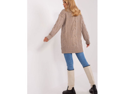Дамски дълъг пуловер модел 185738 AT