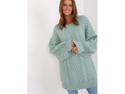 Дамски дълъг пуловер модел 185745 AT