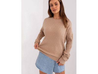 Дамски пуловер класически модел 185726 AT