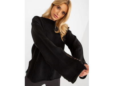 Дамски пуловер класически модел 186057 Badu