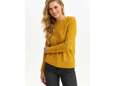 Дамски пуловер класически модел 186369 Top Secret
