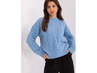 Дамски пуловер класически модел 186549 AT
