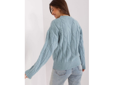 Дамски пуловер класически модел 186551 AT