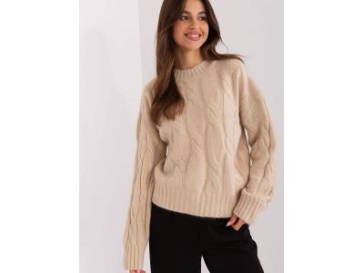 Дамски пуловер класически модел 186552 AT