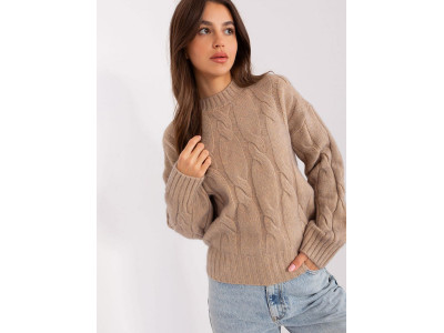 Дамски пуловер класически модел 186553 AT