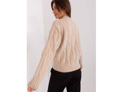 Дамски пуловер класически модел 186554 AT