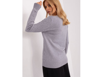Дамски пуловер класически модел 186557 AT