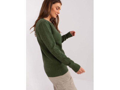 Дамски пуловер класически модел 186562 AT