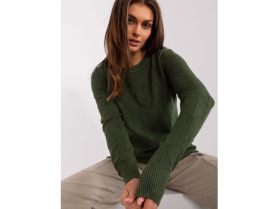 Дамски пуловер класически модел 186562 AT