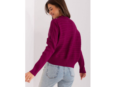 Дамски пуловер класически модел 186564 AT