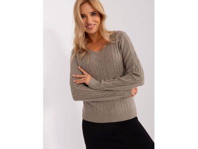 Дамски пуловер класически модел 186576 AT