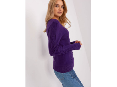 Дамски пуловер класически модел 186582 AT