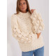 Дамски пуловер класически модел 186597 AT