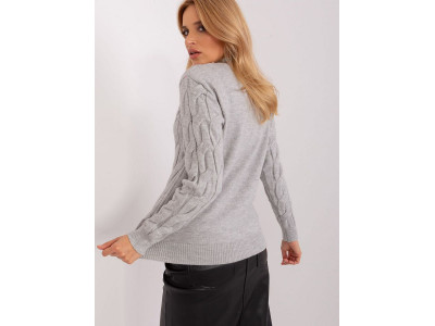 Дамски пуловер класически модел 186739 AT