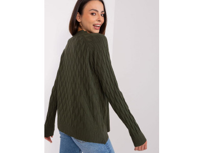 Дамски пуловер класически модел 186824 AT