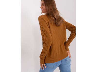 Дамски пуловер класически модел 186826 AT