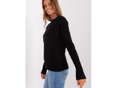 Дамски пуловер класически модел 186827 AT