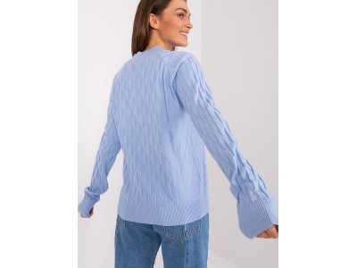 Дамски пуловер класически модел 186831 AT