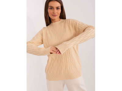 Дамски пуловер класически модел 186832 AT