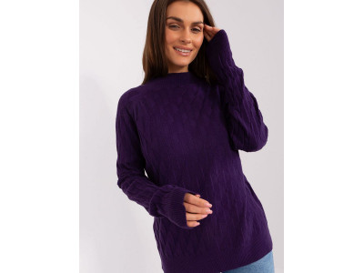 Дамски пуловер класически модел 186833 AT