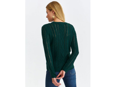 Дамски пуловер класически модел 186881 Top Secret