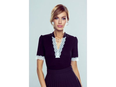 Дамска блуза с къс ръкав Модел 53922 Eldar