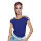 Дамска блуза с къс ръкав Модел 52726 Eldar