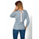 Дамска блуза с дълъг ръкав Модел 44665 Babell